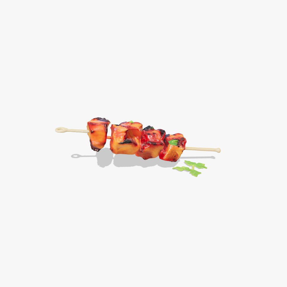 Grilled Kebab Skewer model pack